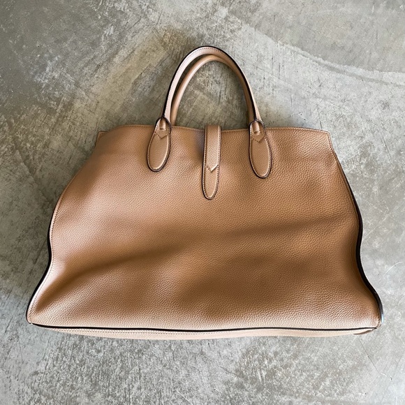 Gucci Jackie Pebbled Large Leather Tote - Picture 14 of 16